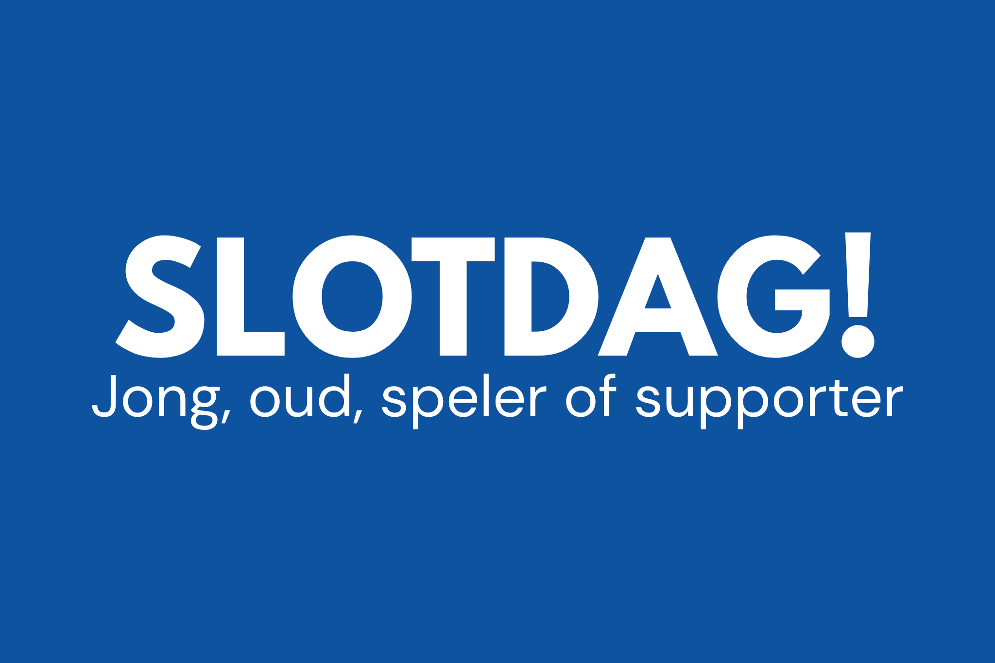 Slotdag 2026