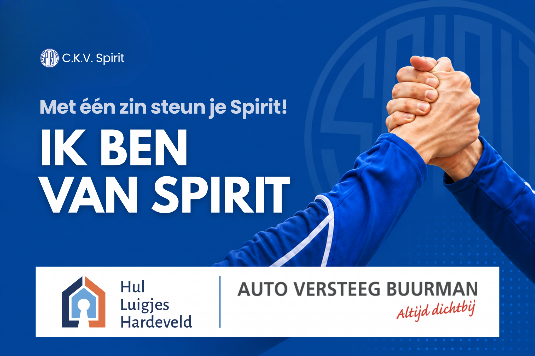 Klant bij onze sponsoren? Met 1 zin steun je Spirit!